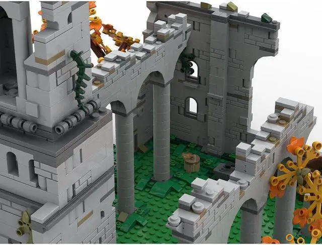 Alt view image 5 of 6 - ZITIANYOUBUILD MOC-148241 Modular Church of Stone from Video Game Building Toys Set 2401 Parts