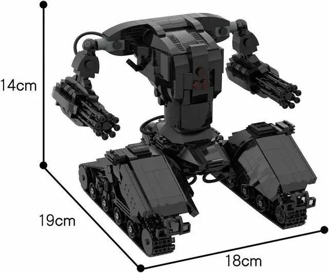 Main image of ZITIANYOUBUILD MOC-58403 Future Tank X1 Mech Tank Hunter Killer X1 from Game & Building Toys