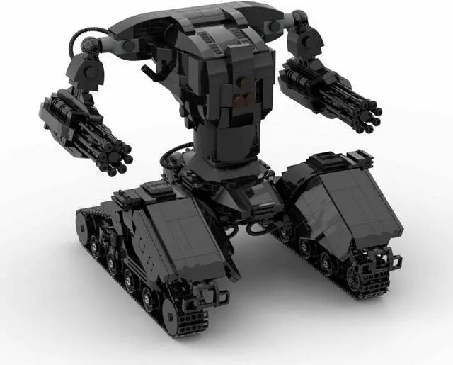 Alt view image 4 of 6 - ZITIANYOUBUILD MOC-58403 Future Tank X1 Mech Tank Hunter Killer X1 from Game & Building Toys