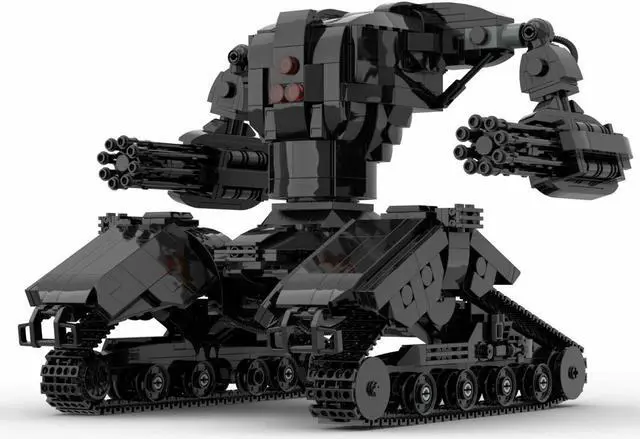 Alt view image 5 of 6 - ZITIANYOUBUILD MOC-58403 Future Tank X1 Mech Tank Hunter Killer X1 from Game & Building Toys