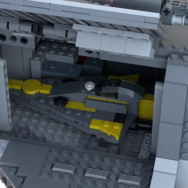 Alt view image 2 of 2 - ZITIANYOUBUILD C5262 Light Freighter Ship Model from Movie Building Toys 1418 Parts