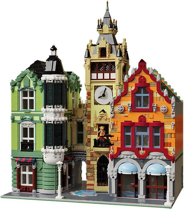 Main image of ZITIANYOUBUILD C4450 Modular Clock Tower Square with Interior Building Toys 6800 Parts