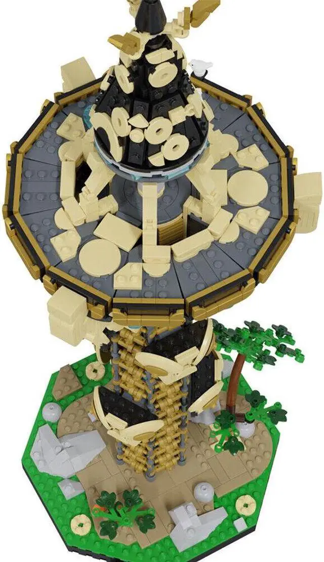 Alt view image 2 of 5 - ZITIANYOUBUILD MOC-139323 Iconic Tower Tall Structure in Game Building Toys Set 2204 Parts