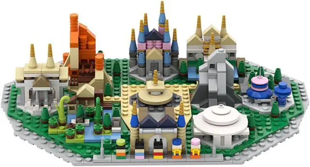 Alt view image 4 of 5 - ZITIANYOUBUILD C6969 World Famous Theme Park Microscale Building Toys Set 615 Parts