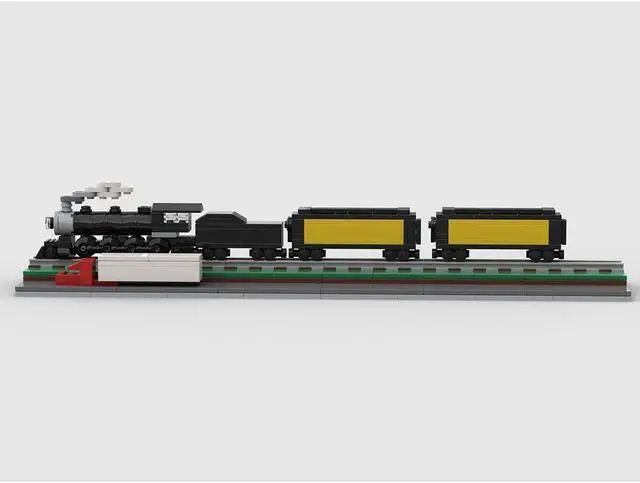Alt view image 3 of 5 - ZITIANYOUBUILD Custom MOC-56288 Micro Scale 440 (Hit the Bricks) Train 447 Parts Kids Gift