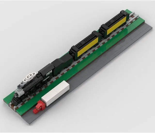 Alt view image 2 of 5 - ZITIANYOUBUILD Custom MOC-56288 Micro Scale 440 (Hit the Bricks) Train 447 Parts Kids Gift