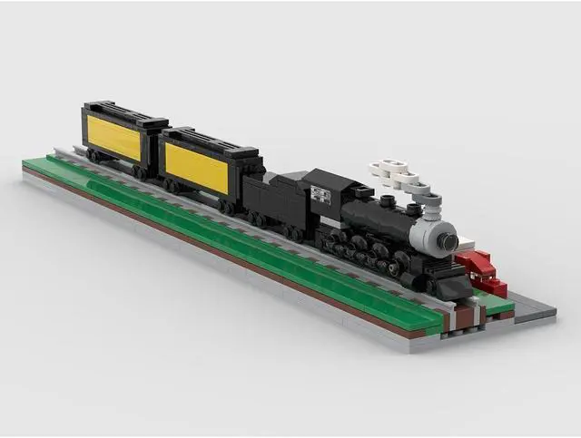 Alt view image 4 of 5 - ZITIANYOUBUILD Custom MOC-56288 Micro Scale 440 (Hit the Bricks) Train 447 Parts Kids Gift