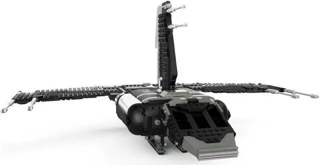 Main image of ZITIANYOUBUILD C7406 Main Transport Craft Ship with Cockpit and Foldable Wings 753 Parts