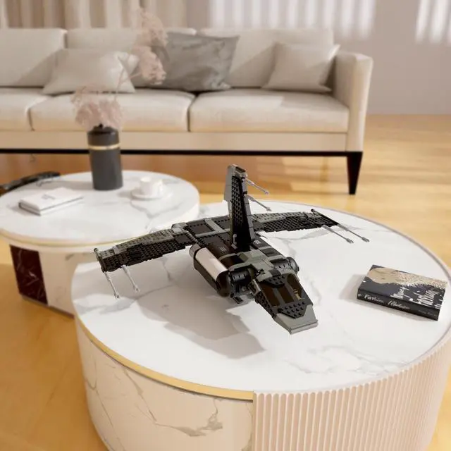 Alt view image 4 of 4 - ZITIANYOUBUILD C7406 Main Transport Craft Ship with Cockpit and Foldable Wings 753 Parts