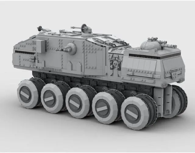 Alt view image 3 of 6 - ZITIANYOUBUILD MOC-142927 Tank Massive Vehicle with Detailed Interior Building Toys 3219 Parts
