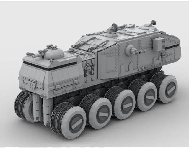 Alt view image 2 of 6 - ZITIANYOUBUILD MOC-142927 Tank Massive Vehicle with Detailed Interior Building Toys 3219 Parts