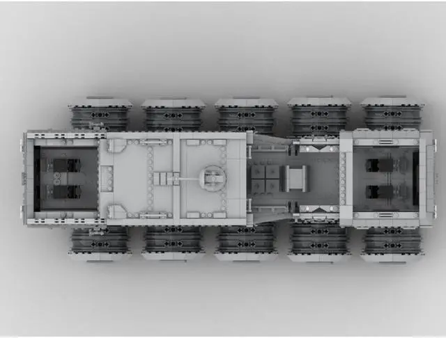 Alt view image 4 of 6 - ZITIANYOUBUILD MOC-142927 Tank Massive Vehicle with Detailed Interior Building Toys 3219 Parts