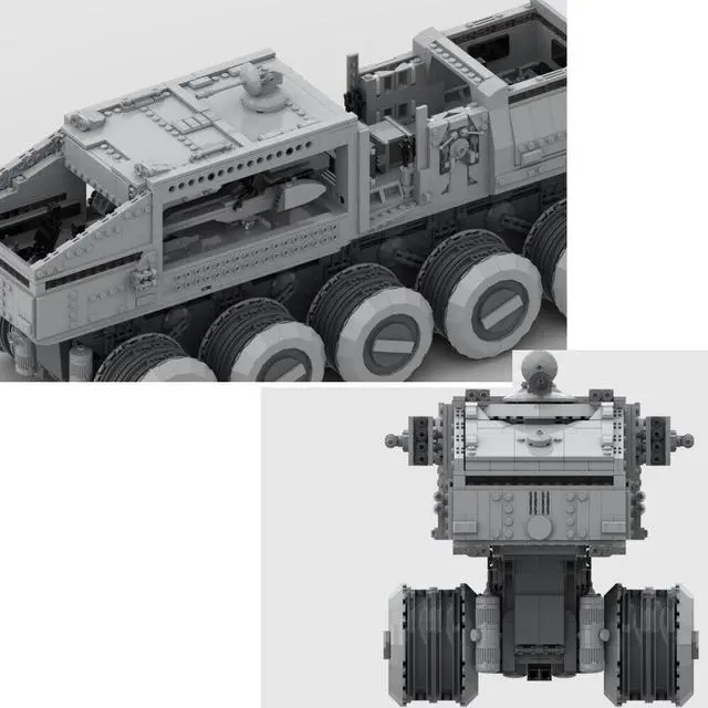 Alt view image 5 of 6 - ZITIANYOUBUILD MOC-142927 Tank Massive Vehicle with Detailed Interior Building Toys 3219 Parts