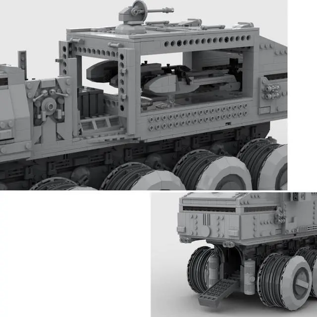 Alt view image 6 of 6 - ZITIANYOUBUILD MOC-142927 Tank Massive Vehicle with Detailed Interior Building Toys 3219 Parts