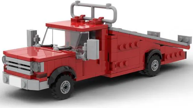 Alt view image 4 of 6 - ZITIANYOUBUILD Custom MOC-117607 Truck & Racing Car Combo Pack 423 Parts Gift for Christmas