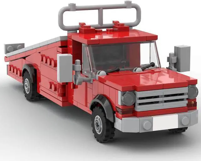Alt view image 5 of 6 - ZITIANYOUBUILD Custom MOC-117607 Truck & Racing Car Combo Pack 423 Parts Gift for Christmas