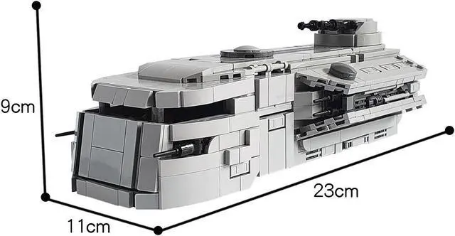 Alt view image 4 of 4 - ZITIANYOUBUILD C5959 Armored Box-shaped Soldier Transport Minifig Scale 1004 Parts