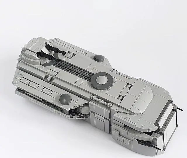 Alt view image 2 of 4 - ZITIANYOUBUILD C5959 Armored Box-shaped Soldier Transport Minifig Scale 1004 Parts