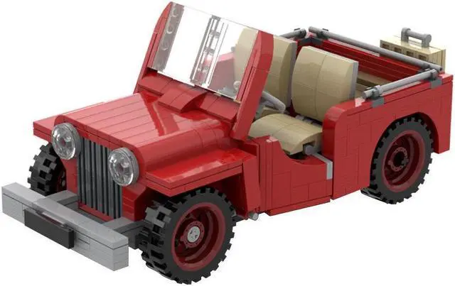 Main image of ZITIANYOUBUILD C5010 Convertible in Red Version vehicle Building Toys Set 408 Parts
