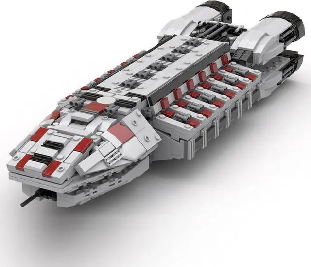 Alt view image 2 of 3 - ZITIANYOUBUILD Custom MOC: C5283 Minotaur class Gunship 1751 Partsfor Collection
