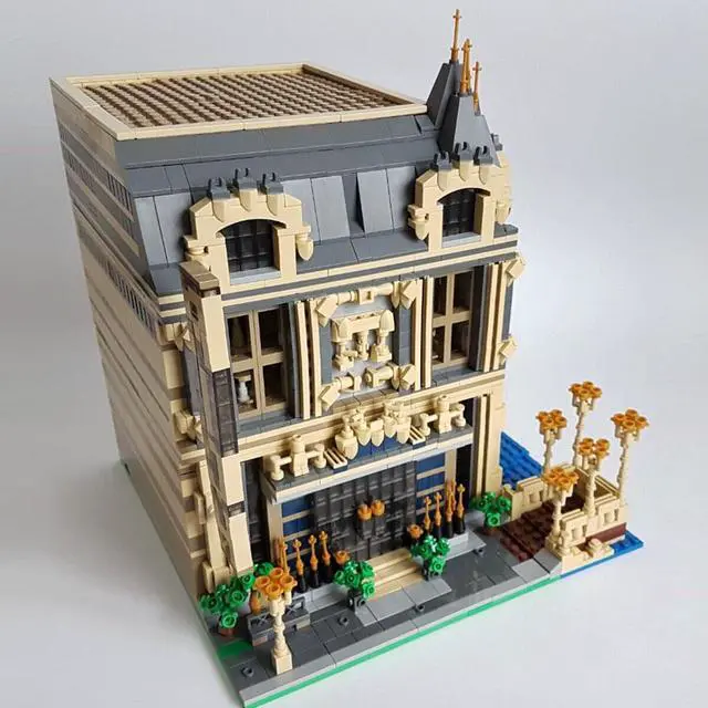 Alt view image 2 of 3 - ZITIANYOUBUILD C4528 Modular Building: Bar with Interior for Collection 3802 Parts Gift