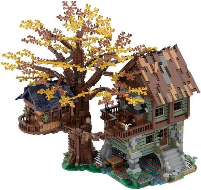 Main image of ZITIANYOUBUILD C4295 Modular Lonely Hut Treehouse Model Building Toys Set 3283 Parts