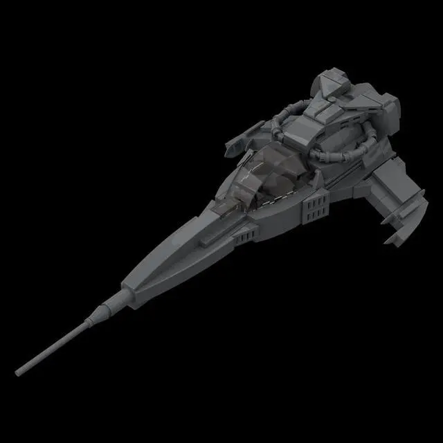 Main image of ZITIANYOUBUILD Custom MOC-126424 Wraith-Dart Space Wars Ship Sci-Fi Spacecraft Model 242 Parts