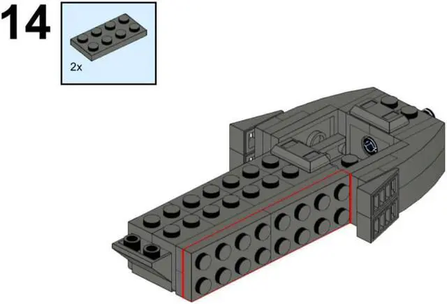 Alt view image 3 of 6 - ZITIANYOUBUILD Custom MOC-126424 Wraith-Dart Space Wars Ship Sci-Fi Spacecraft Model 242 Parts