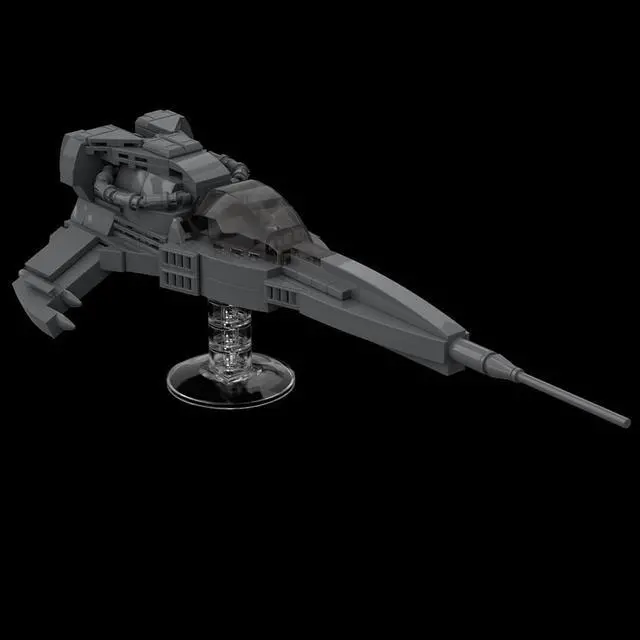 Alt view image 6 of 6 - ZITIANYOUBUILD Custom MOC-126424 Wraith-Dart Space Wars Ship Sci-Fi Spacecraft Model 242 Parts