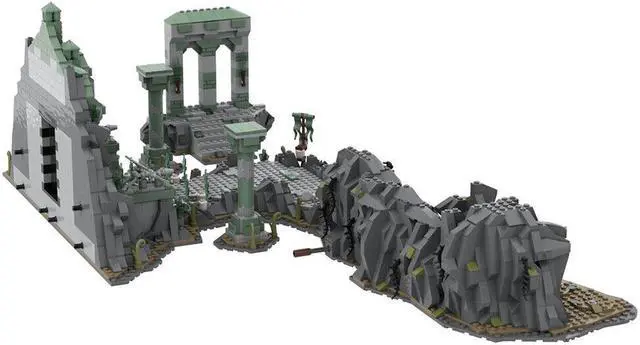 Alt view image 2 of 3 - ZITIANYOUBUILD MOC-38624 Paths / A Haunted Pass Through the White Mountains 2706 Parts