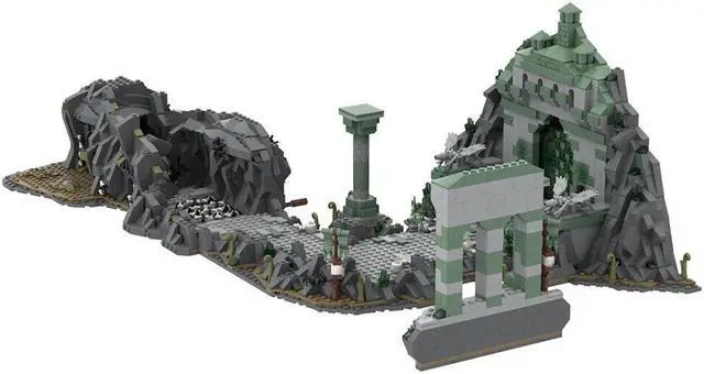 Alt view image 3 of 3 - ZITIANYOUBUILD MOC-38624 Paths / A Haunted Pass Through the White Mountains 2706 Parts