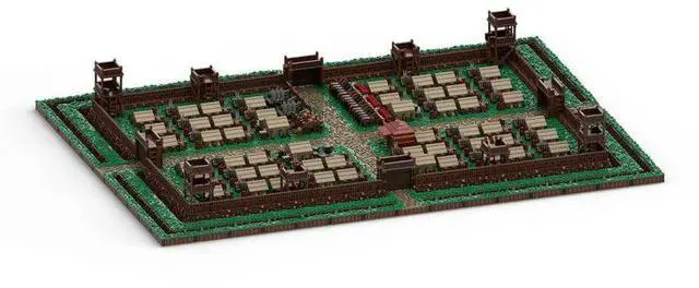 Alt view image 2 of 3 - ZITIANYOUBUILD Custom MOC-139859 Roman Field Camp Complete Model(51320PCS) Gift for Christmas