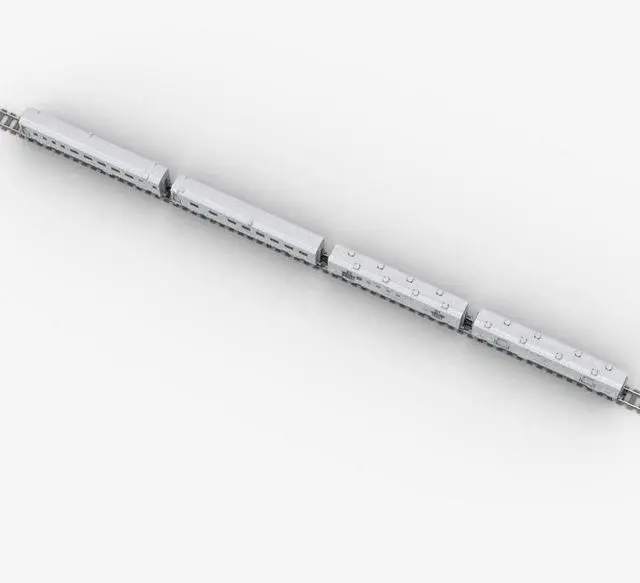 Alt view image 3 of 3 - ZITIANYOUBUILD Custom MOC-202248 Santa Fe Super Chief Car Building Blocks Set (5021PCS)