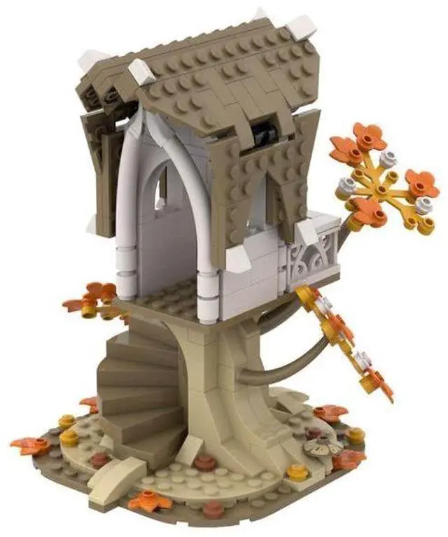 Alt view image 2 of 3 - ZITIANYOUBUILD Custom Moc-125500 A Beautiful, Elven Kingdom Complete Bundle 3830 Parts