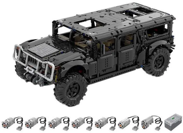 Main image of ZITIANYOUBUILD Custom MOC-174585 H1 Car Model(Dynamic Version/3796PCS) Toys Gift for Christmas