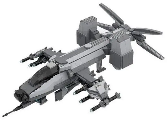 Main image of ZITIANYOUBUILD Custom MOC-207766 Close Support Helicopter Gunship Building Blocks Set (731PCS)