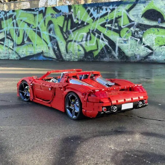 Alt view image 3 of 3 - ZITIANYOUBUILD Custom MOC-131400 Roadster Car Model(3790PCS/Red) Toys Gift for Christmas