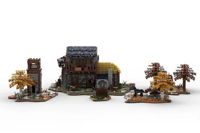 Main image of ZITIANYOUBUILD Custom MOC-43257 Medieval Court Resort (5978 Parts) Toys Gift for Christmas