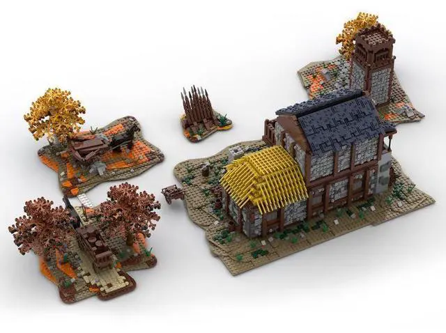 Alt view image 3 of 3 - ZITIANYOUBUILD Custom MOC-43257 Medieval Court Resort (5978 Parts) Toys Gift for Christmas