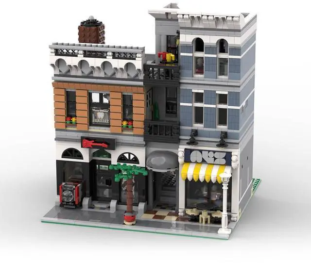 Main image of ZITIANYOUBUILD Custom MOC-88443 Modular Street View Collection Small Particles Blocks 10259PCS