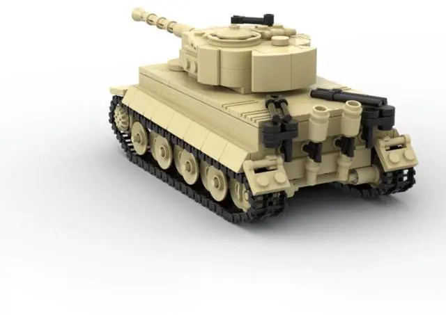 Alt view image 2 of 3 - ZITIANYOUBUILD Custom MOC-201271 1/45 scale Tiger 131 Building Blocks Set (598PCS) Toys Gift