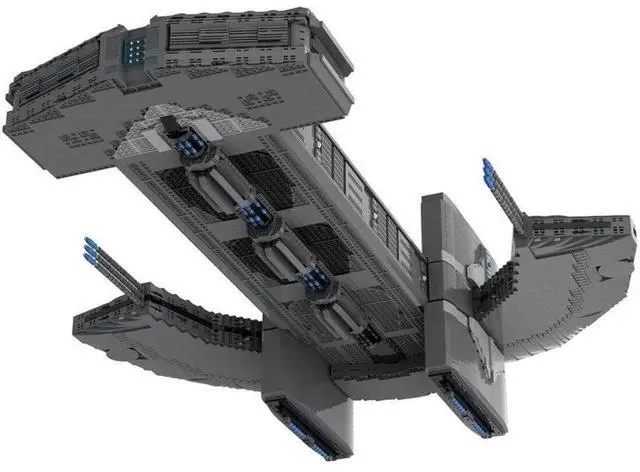 Alt view image 3 of 3 - ZITIANYOUBUILD Custom MOC-137702 Thors-Beliskner Future Spaceship Model(10004PCS) Toys Gift
