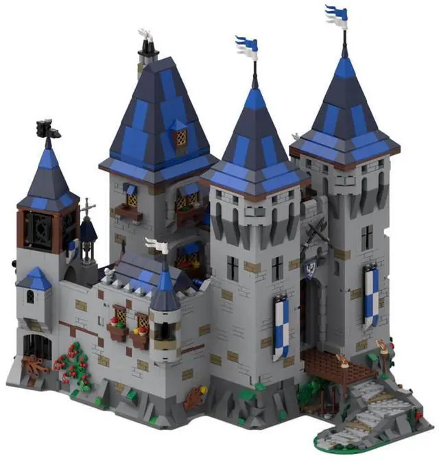Main image of ZITIANYOUBUILD Custom MOC-163712 Medieval Castle A Veritable Fortress (4421PCS) Toys Gift