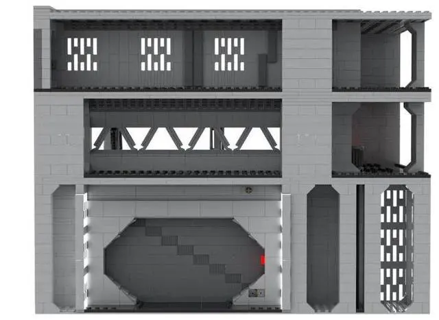 Alt view image 2 of 3 - ZITIANYOUBUILD Custom MOC-153410 Sci-Fi Interstellar War Fighter Hangar Model 7805PCS Toys Gift