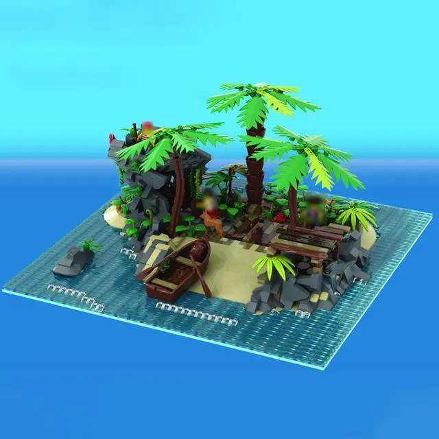 Main image of ZITIANYOUBUILD Custom MOC-169400 Rum Smuggling for Pirates Theme Series 1362 Parts