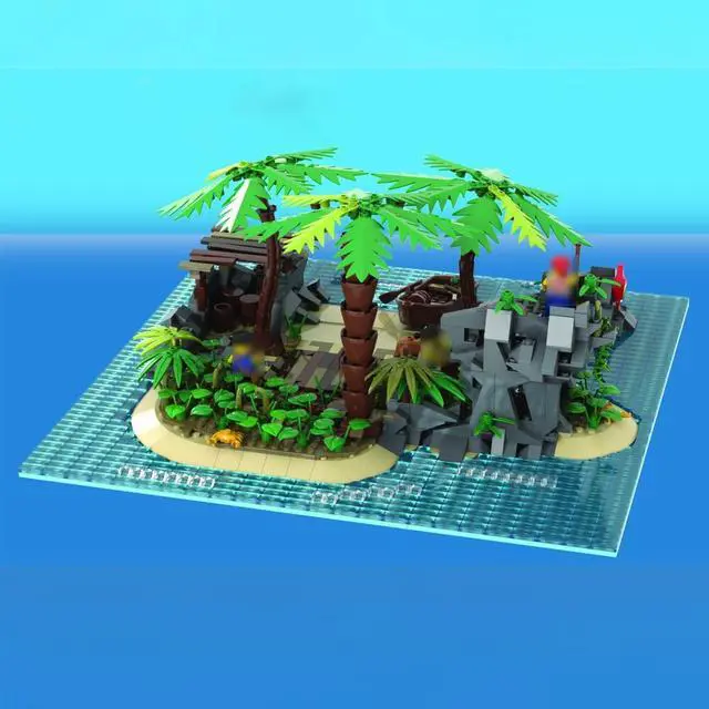 Alt view image 3 of 3 - ZITIANYOUBUILD Custom MOC-169400 Rum Smuggling for Pirates Theme Series 1362 Parts