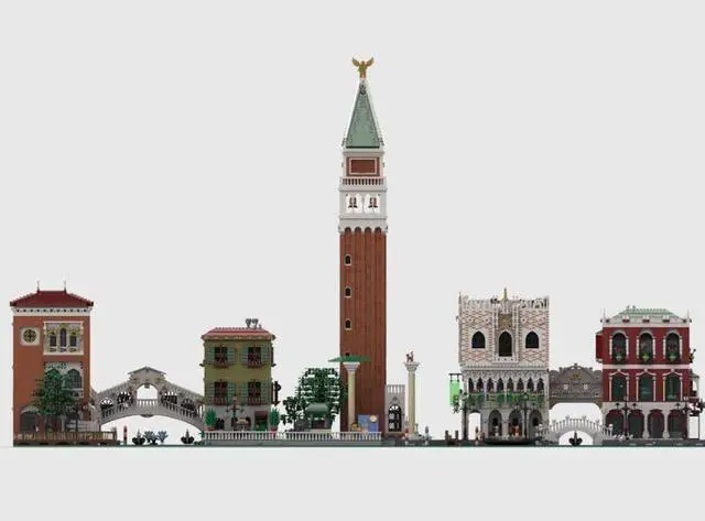 Alt view image 2 of 3 - ZITIANYOUBUILD Custom MOC-147560 Venice Finale Building Model(25989PCS) Toys Gift for Christmas
