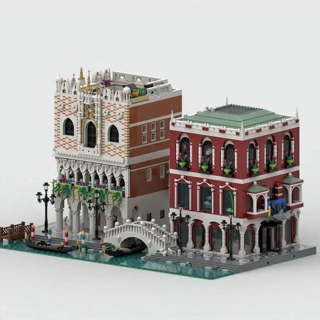 Alt view image 3 of 3 - ZITIANYOUBUILD Custom MOC-147560 Venice Finale Building Model(25989PCS) Toys Gift for Christmas