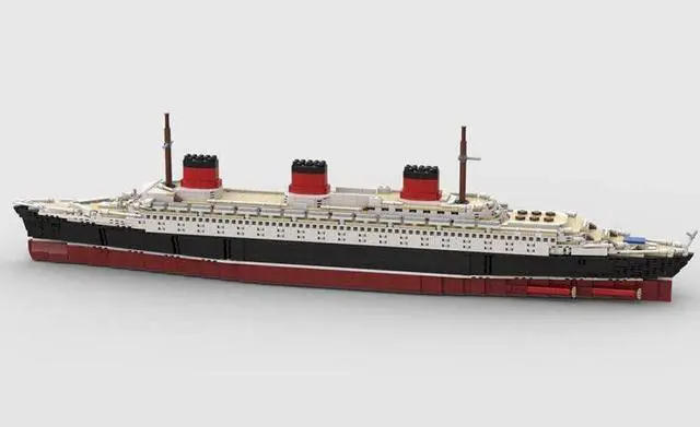 Alt view image 2 of 3 - ZITIANYOUBUILD Custom MOC-15425 Japanese Zuiho Light Aircraft Carrier Ship Model 3632 Parts