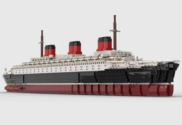 Alt view image 3 of 3 - ZITIANYOUBUILD Custom MOC-15425 Japanese Zuiho Light Aircraft Carrier Ship Model 3632 Parts